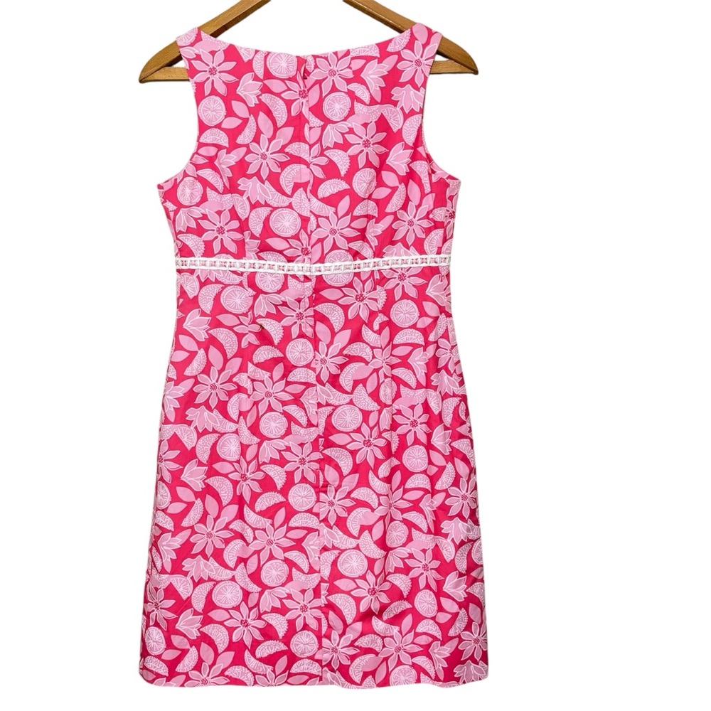 Classic Vintage Lilly Pulitzer Staci Slice dress. Two toned pink. Women’s size 4 - Picture 4 of 5